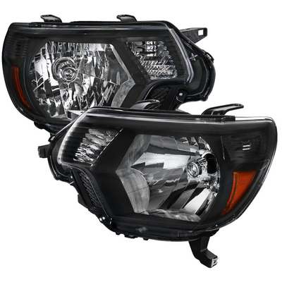 2012-15 Toyota Tacoma Factory Style Headlights (Black)