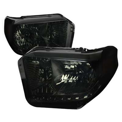 2014-16 Toyota Tundra Headlights Set, Smoked