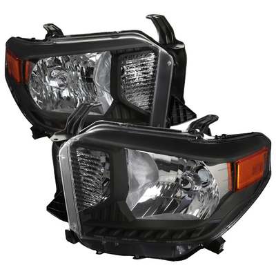 2014-16 Toyota Tundra Headlights Set, Black