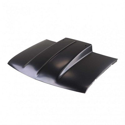 Hood - 4 inch Raised Straight Cowl - 94-04 Chevy GMC S10 Pickup Sonoma; 95-04 S10 Blazer S15 Jimmy