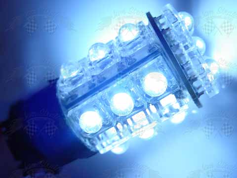 3157 Standard blue LED bulb, 2 pack