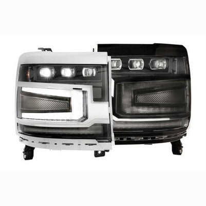 XB LED Headlights: Chevrolet Silverado 1500 (16-18) (Pair / ASM)