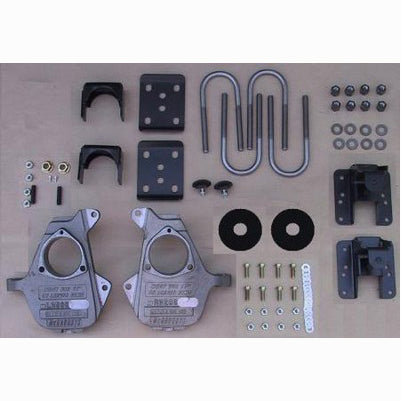 2007-12 Gm Silverado (1/2 Ton) (2Wd, All Cabs) 3/5 Or 4/6 W/Adj. Strut Rings,Flip Kit,Adj. Rear Hangers)