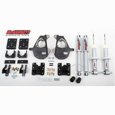 3 inch/5 inch 4 inch/6 inch & 5 inch/7 inch Lowering Kit, 2007-18 Gm 1500 Truck, 2Wd, All Cabs (Spindles, Struts, Flip Kit, Lift Hangers, Shocks, Shock Extenders)