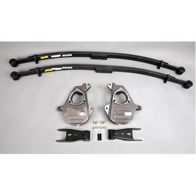 2 inch/4 inch Lowering Kit, 2014-16 Gm 1500 Truck W/Cast Arms, 2Wd/4Wd, All Cabs (Spindles, Shackles, Leafs Springs)