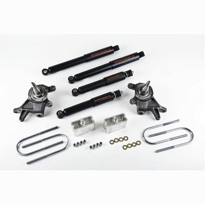 1998-00 Nissan Frontier (all except: crew cab) 2 inch F/3 inch R drop w/shocks , Lowering Kit