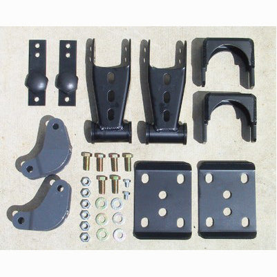 2002-05 Dodge 1500 4.5Inch Rear Kit, Flip/Shackles/Shock Ext/Bump Stops