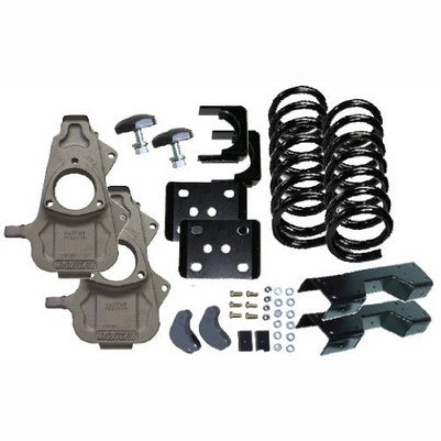 2006-08 Dodge (Quad Cab, 2Wd Only) 4/6 inch Deluxe Drop Kit (Spindles, Coil Springs, Flip Kit, C-Notch, Shock Ext., & Bump Stops)