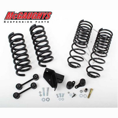 2009-14 Dodge Ram 1500 (Single Cab) 2/4 Inch Econ. Drop (Front & Rear Coils, Sway Bar End Links,Track Bar Relocator ,Bump Stops) Use Stock Shocks