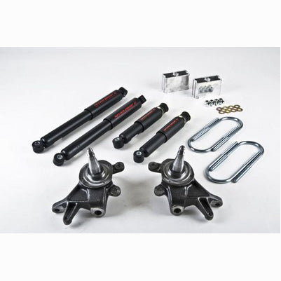 1983-97 Nissan Pickup & Hardbody 2inch F/3 inch R drop w/shocks