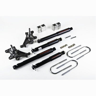 1984-95 Toyota Pickup 2 F/3 R drop w/shocks, Lowering Kit