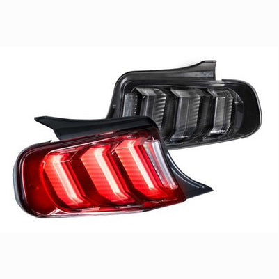 XB LED Tail Lights: Ford Mustang (13-14) (Pair / Facelift / Smoked)