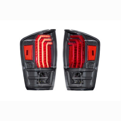 XB LED Tail Lights: Toyota Tacoma (16-23) (Pair / Clear Lens)