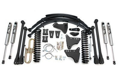 2005-07 F250/F350 Superduty 8/8 suspension lift with 4 link front and rear leafs