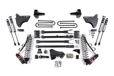 2011-2016 F250/F350 4wd 4 inch 4-Link Suspension Lift Kit, 2 inch Rear, Block, Diesel | Fox 2.5 PES C/O Front, Fox 2.0 IFP PS Aux Front, Fox 2.0 IFP PS Rear