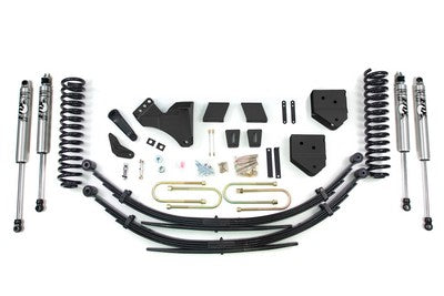 2011-16 Superduty F250 diesel 6/5 standard lift kit with rear leafs (w 2 inch oe block)