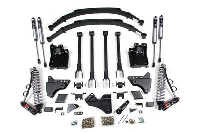 2011-2016 F250/F350 4wd 6 inch 4-Link Suspension Lift Kit, 6 inch Rear, Spring, Diesel, 2 inch OE Block | Fox 2.5 PES C/O Front, Fox 2.0 IFP PS Aux Front, Fox 2.0 IFP PS Rear
