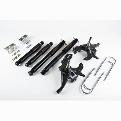 1982-04 S10/S15 (Ext Cab) 2 inch front/2 inch rear lowering kit with ND2 shocks