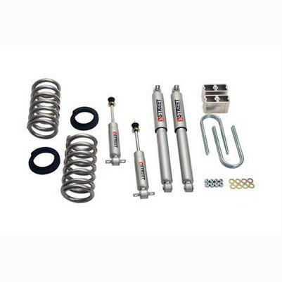 1982-04 S10/S15 83-97 Blazer/Jimmy 2 inch front/3 inch rear lowering kit, With Sp Shocks