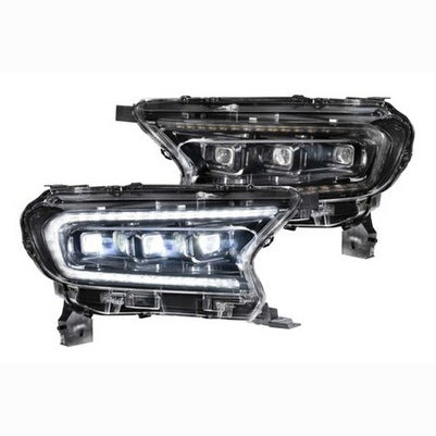 XB LED Headlights: Ford Ranger (19-23) (Pair / ASM)