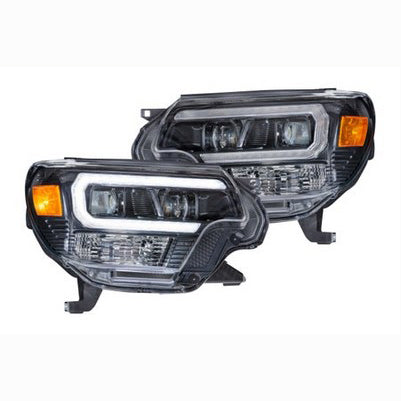 XB Hybrid LED Headlights: Toyota Tacoma (12-15) (Pair / White DRL)