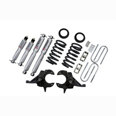 1982-04 S10/S15 ,1983-94 Blazer/Jimmy 4 or 5 inch front/5 inch rear lowering kit, With Sp Shocks