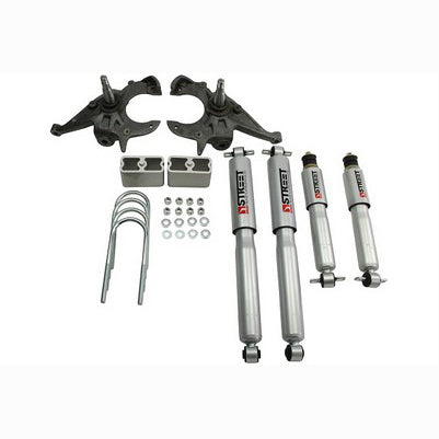 1982-04 S10/S15 (Ext Cab) 2 inch front/3 inch rear lowering kit, With Sp Shocks