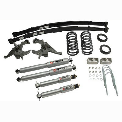 1982-04 S10/S15 (Ext Cab) 4 or 5 inch front/5 inch rear lowering kit, With Sp Shocks