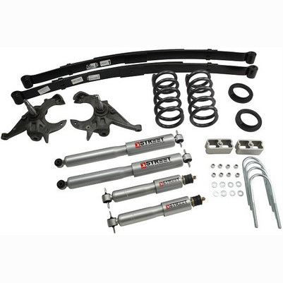 1994-04 S10/S15 V6 (Std Cab) 4 or 5 inch front/5 inch Rear Lowering Kit, With Sp Shocks