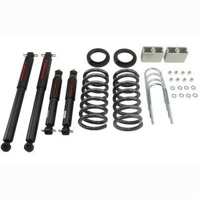 1994-04 S10/S15 V6 (Ext Cab) 2 or 3 inch front/3 inch rear lowering kit with ND2 shocks