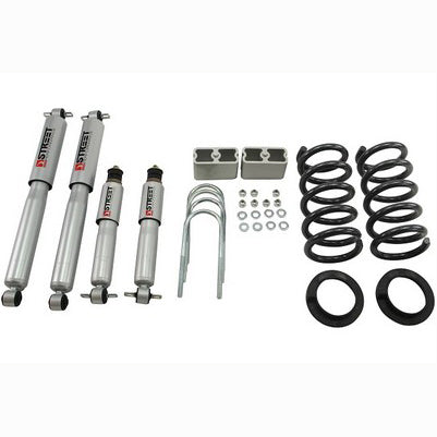 1994-04 S10/S15 V6 (Ext Cab) 2 or 3 inch front/3 inch rear lowering kit, With Sp Shocks