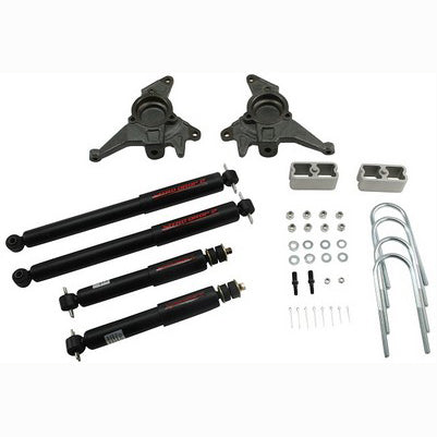 1998-03 Blazer/Jimmy V6 (incl Extreme) 2 inch front/2 inch rear lowering kit with ND2 shocks
