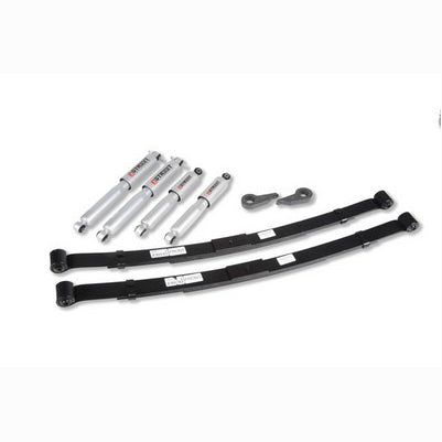 1982-94 S10/S15 Blazer (4WD, exc ZW7) 1-3 inch front/3 inch rear lowering kit, With Sp Shocks