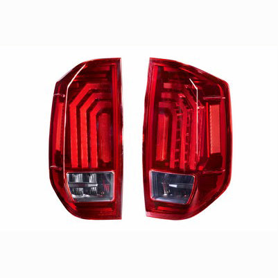 XB LED Tail Lights: Toyota Tundra (14-21) (Pair / Red)