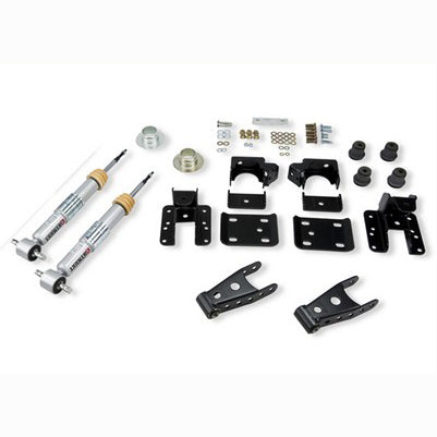 2007-13 Silverado/Sierra 1500 (2wd/4wd) 0-2 inch Front/4inch Rear Lowering Kit w/o rear shocks