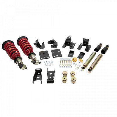 2007-2013 Silverado/Sierra 1500 Short Bed 2 inch front/ 4 inch rear lowering kit with adjustable dampening shocks and coilovers