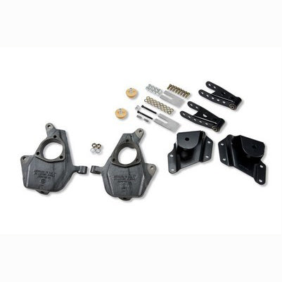 1999-06 Silverado/Sierra 1500 (Reg cab SB 2wd/4wd) 2 inch Front/4 inch Rear lowering kit W/O Shocks