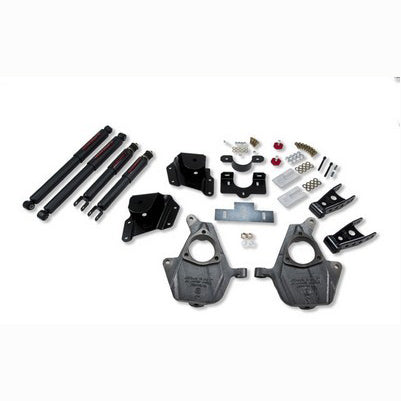 1999-06 Silverado/Sierra 1500 2wd/4wd 2 inch Front/3 inch Rear lowering kit with ND2 shocks