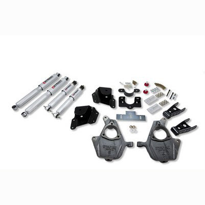 1999-06 Silverado/Sierra 1500 2wd/4wd 2 inch Front/3 inch Rear lowering kit with SP shocks