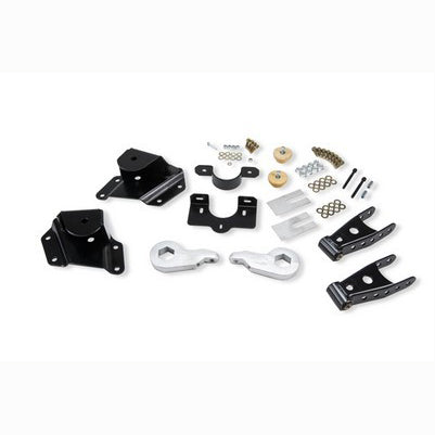 2005-06 Silverado/Sierra 1500 (2wd ext cab/sb with torsion bar suspension) 1 or 2 inch Front/4 inch Rear Lowering Kit w/o shocks