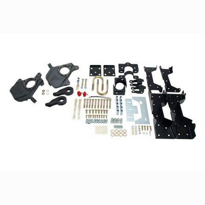 2005-06 Silverado/Sierra 1500 (2wd ext cab/sb with torsion bar suspension) 3/6 or 4/6 lowering kit, spindles, keys, flip kit