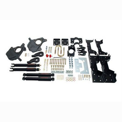 2005-06 Silverado/Sierra 1500 (2wd ext cab/sb with torsion bar suspension) 3 inch or 4 inch F/6 inch R drop W/ Nitro Drop II Shocks