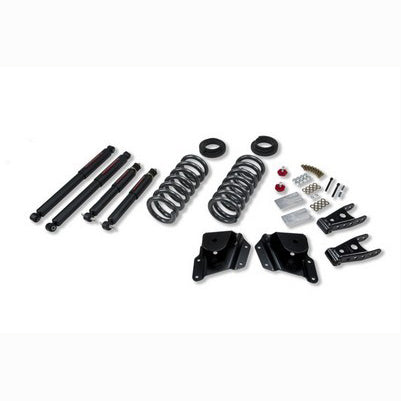 1999-06 Silverado/Sierra 1500 2wd reg Cab short bed 2 or 3 inch Front/3 inch Rear lowering kit With ND2 Shocks