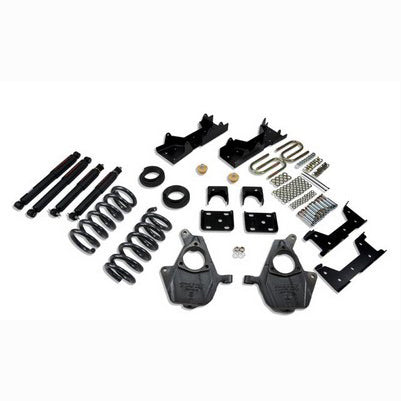 2001-06 Silverado/Sierra 1500 2wd reg cab 4 or 5 inch Front/6 inch Rear lowering kit With ND2 Shocks