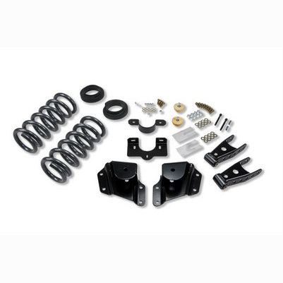 1999-06 Silverado/Sierra 1500 2wd Ext Cab short bed 2 or 3 inch Front/4 inch Rear lowering kit W/O Shocks