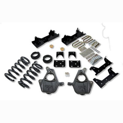 2004-06 Silverado/Sierra 1500 Crew Cab 2wd 4 or 5 inch Front/6 inch Rear lowering kit W/O Shocks