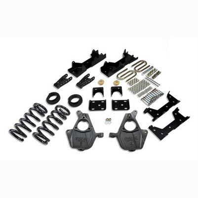 2004-06 Silverado/Sierra 1500 Crew Cab 2wd 4 or 5 inch Front/6 or 7 inch Rear lowering kit W/O Shocks