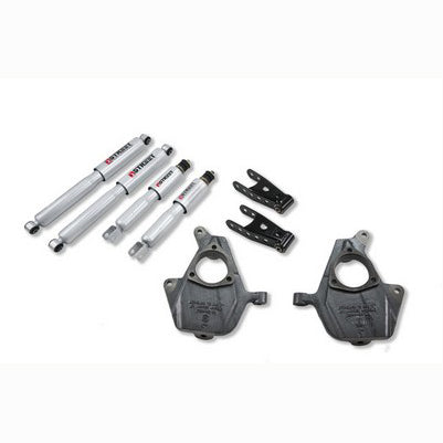 1999-06 Silverado/Sierra 1500 4wd, 2003-07 Silverado SS 2 inch Front/2 inch Rear lowering kit with ND2 shocks