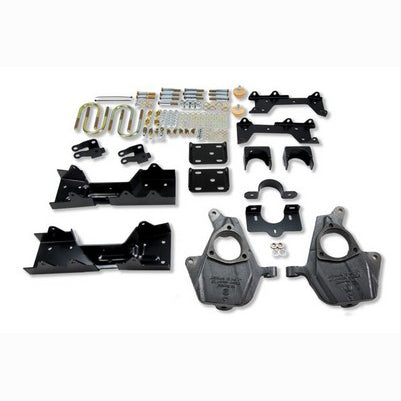 1999-00 Silverado/Sierra Ext Cab 1500 2wd 4 or 5 inch Front/6 inch Rear lowering kit W/O Shocks