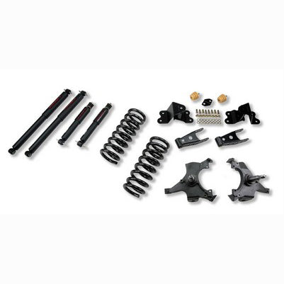 1992-98 C1500 reg cab (exc 454SS) 3 inch Front/4 inch Rear lowering kit With ND2 Shocks